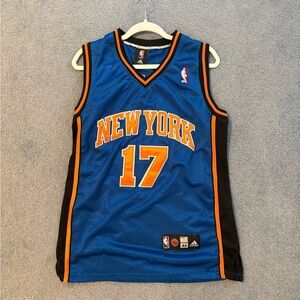Adidas Blue and Orange New York Jersey